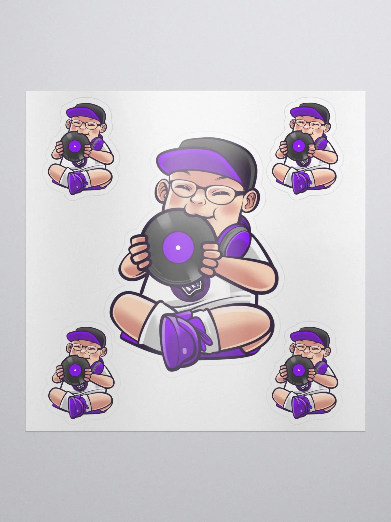 JS-Rock Chibi Kiss Cut Sticker product image (1)