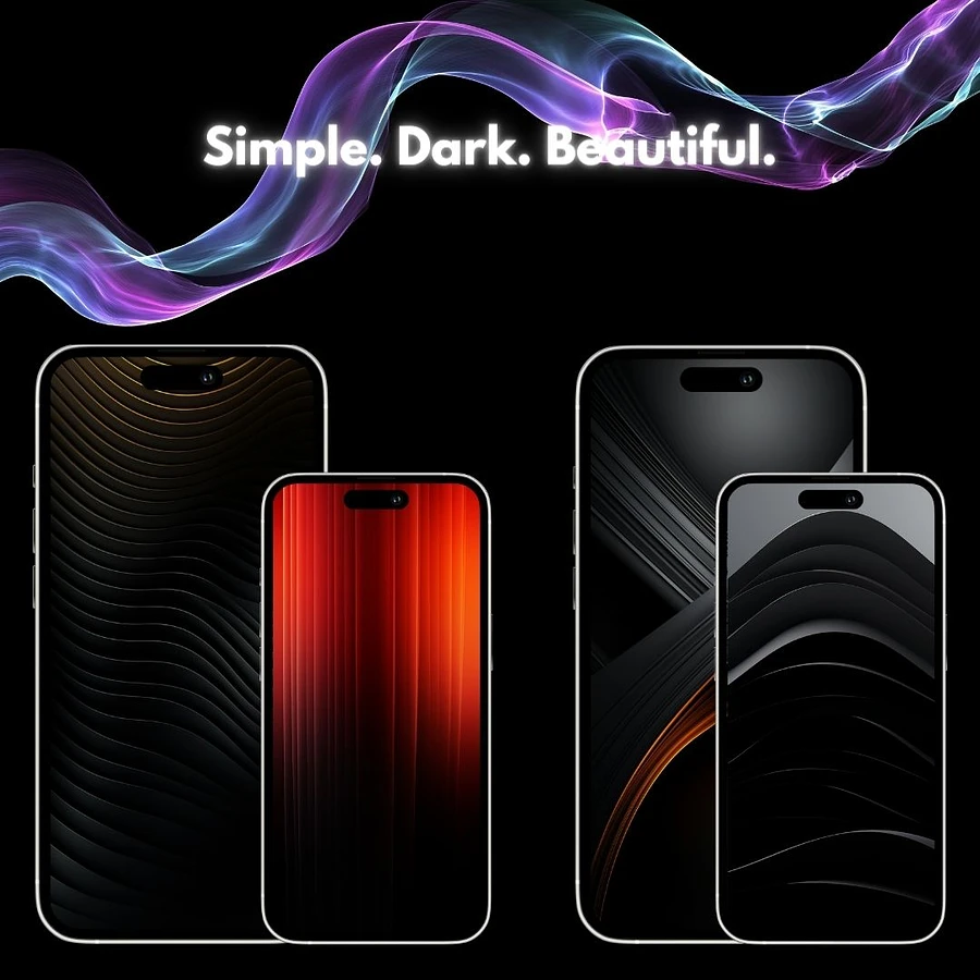 🖤 Gothic Glow: Dark Background Wallpaper Collection for iPhone 🌑 product image (3)