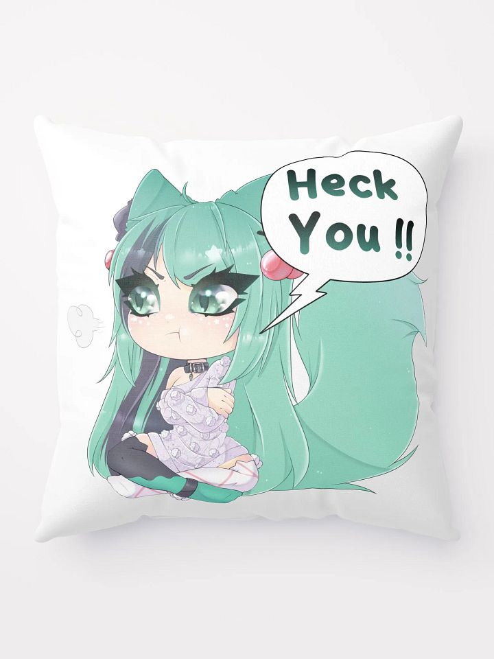 Mintzey ''Heck You!'' Chibi Pout Double Sided Pillow product image (1)