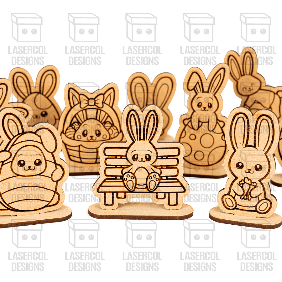 Easter Cutouts With Base Set 4 - Laser Cut Files product image (9)