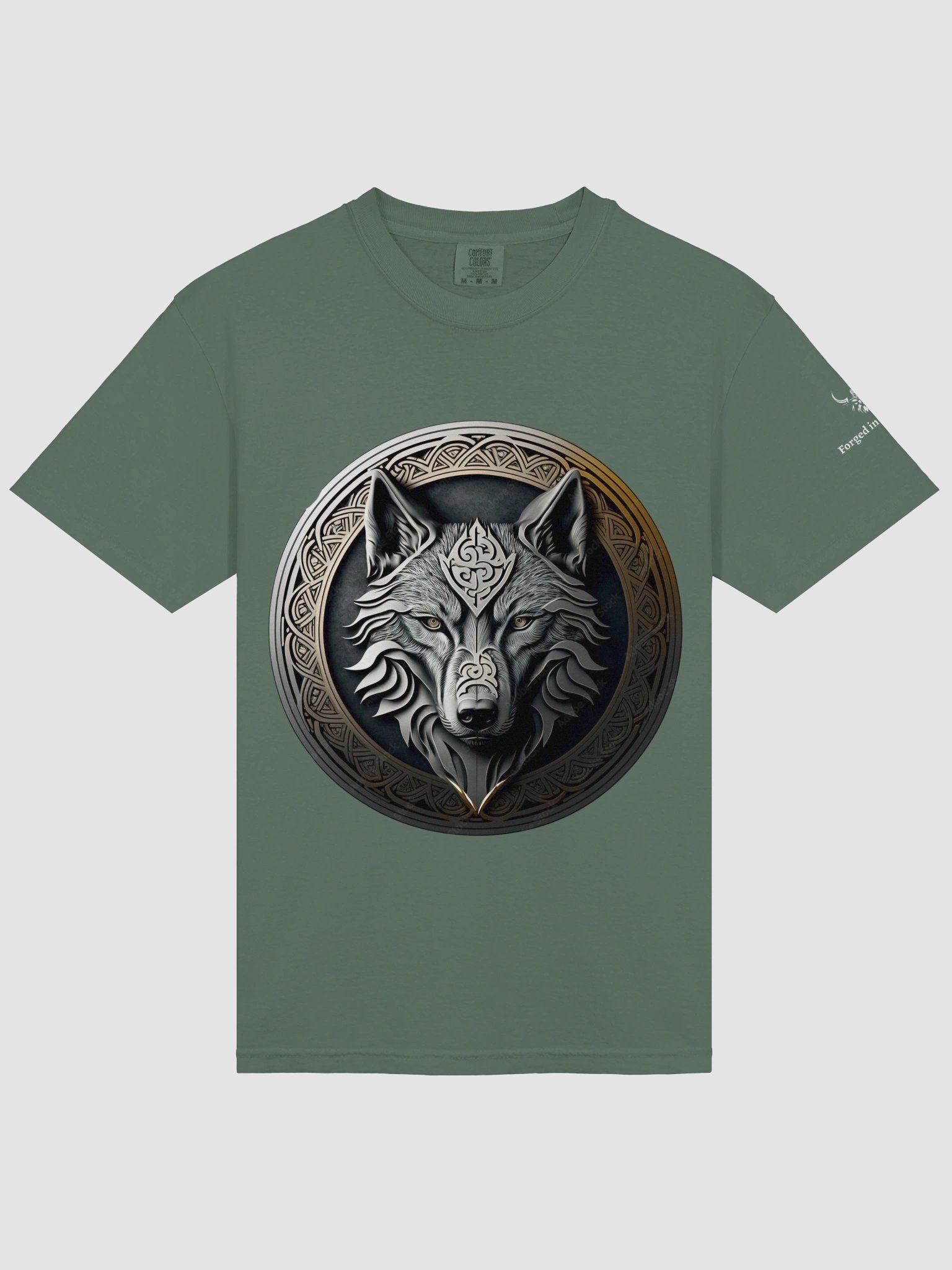 The Valhalla Wolf Men's Viking T-Shirt product image (34)