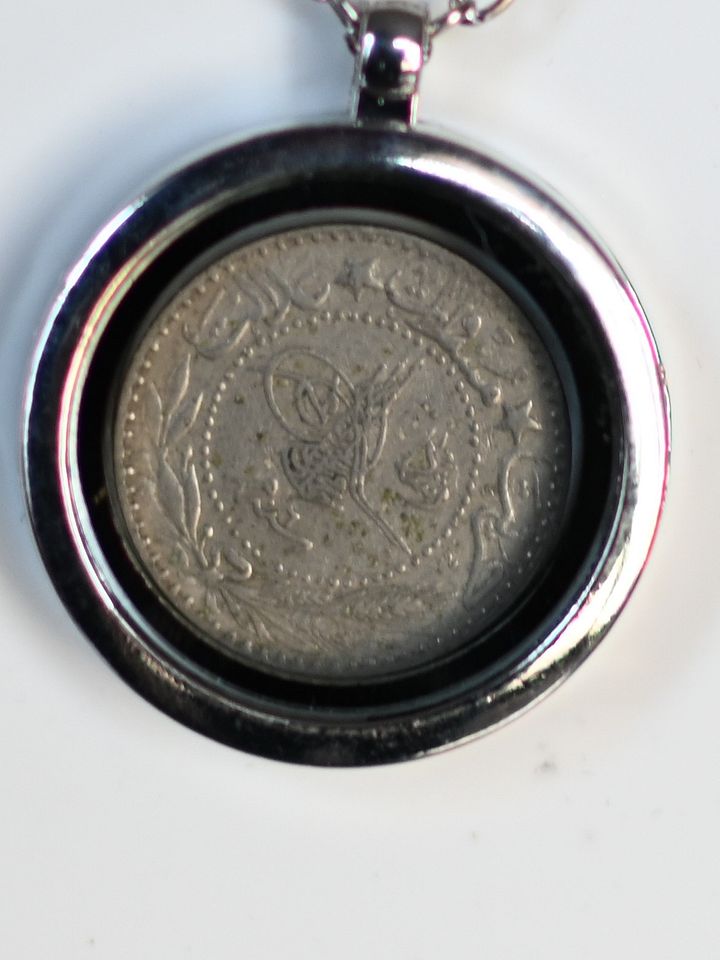 عشرون بارة بالطرة العثمانية عام 1913 على شكل قلادة product image (1)