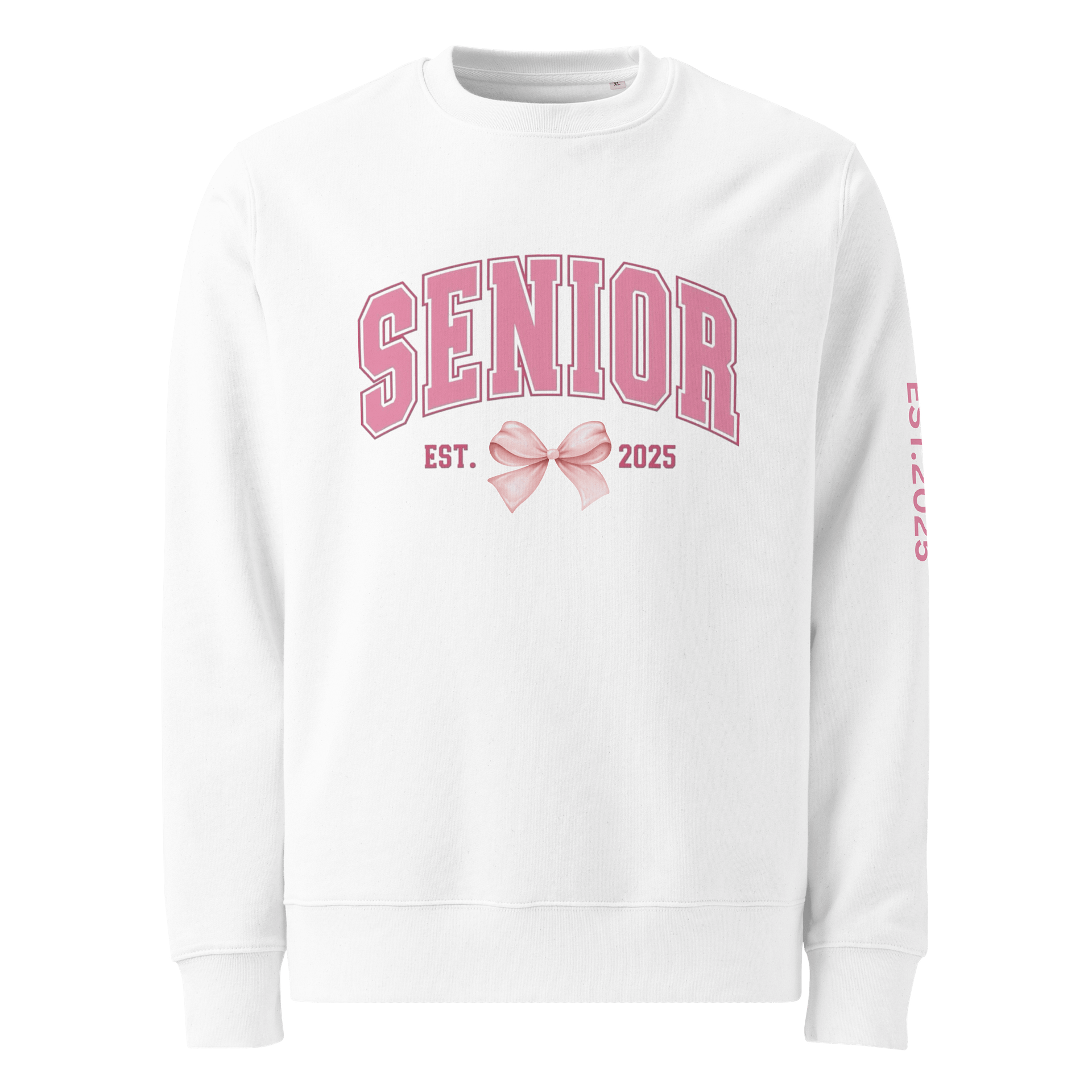 Senior Class 2025 Pink Bow Sweatshirt product image (1)