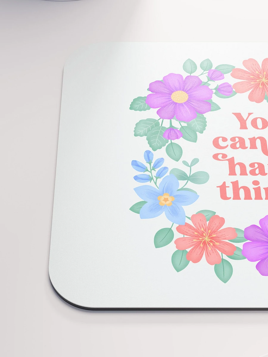 You can do hard things - Mouse Pad White product image (6)
