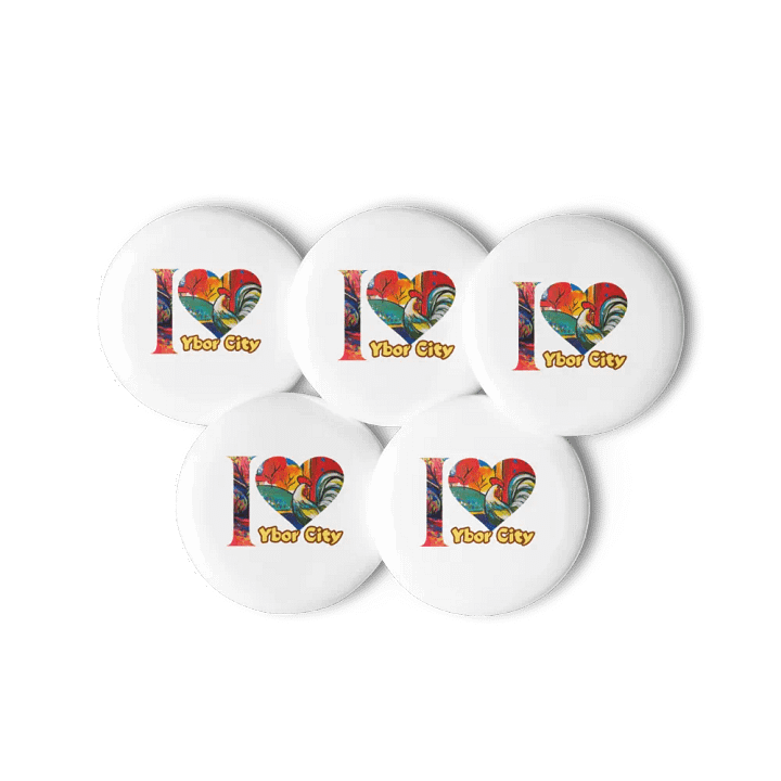 Ybor City Rooster Love Pin Set product image (3)