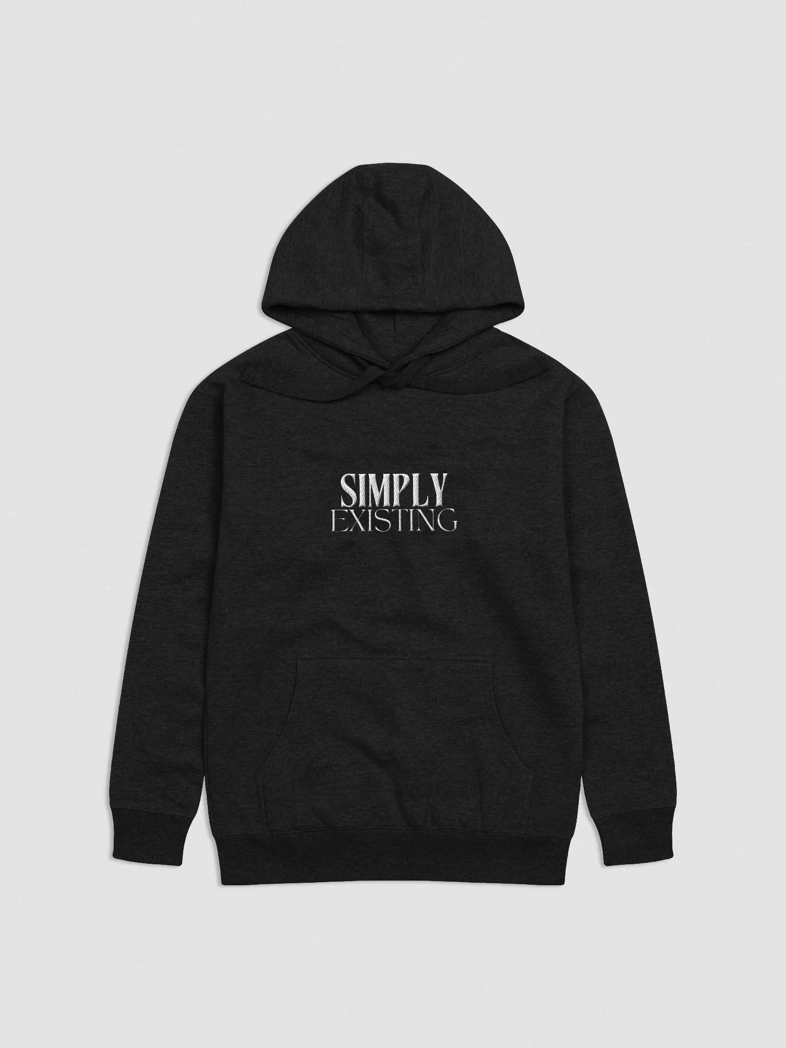"SIMPLY EXISTING" HOODIE product image (1)