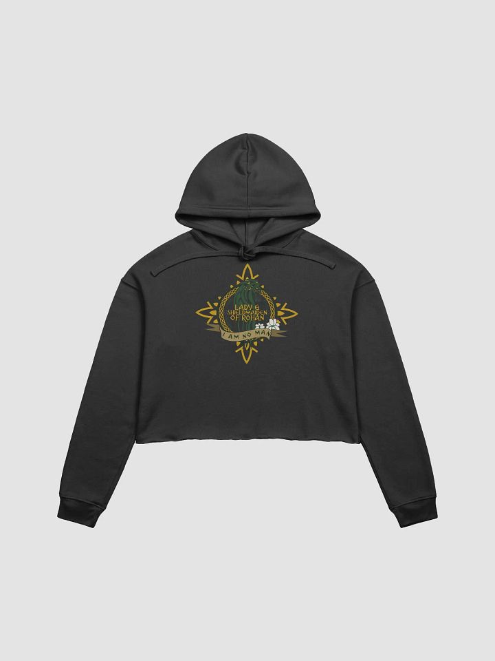 Lady & Shieldmaiden of Rohan Crop Hoodie Sweatshirt | Éowyn Design product image (3)