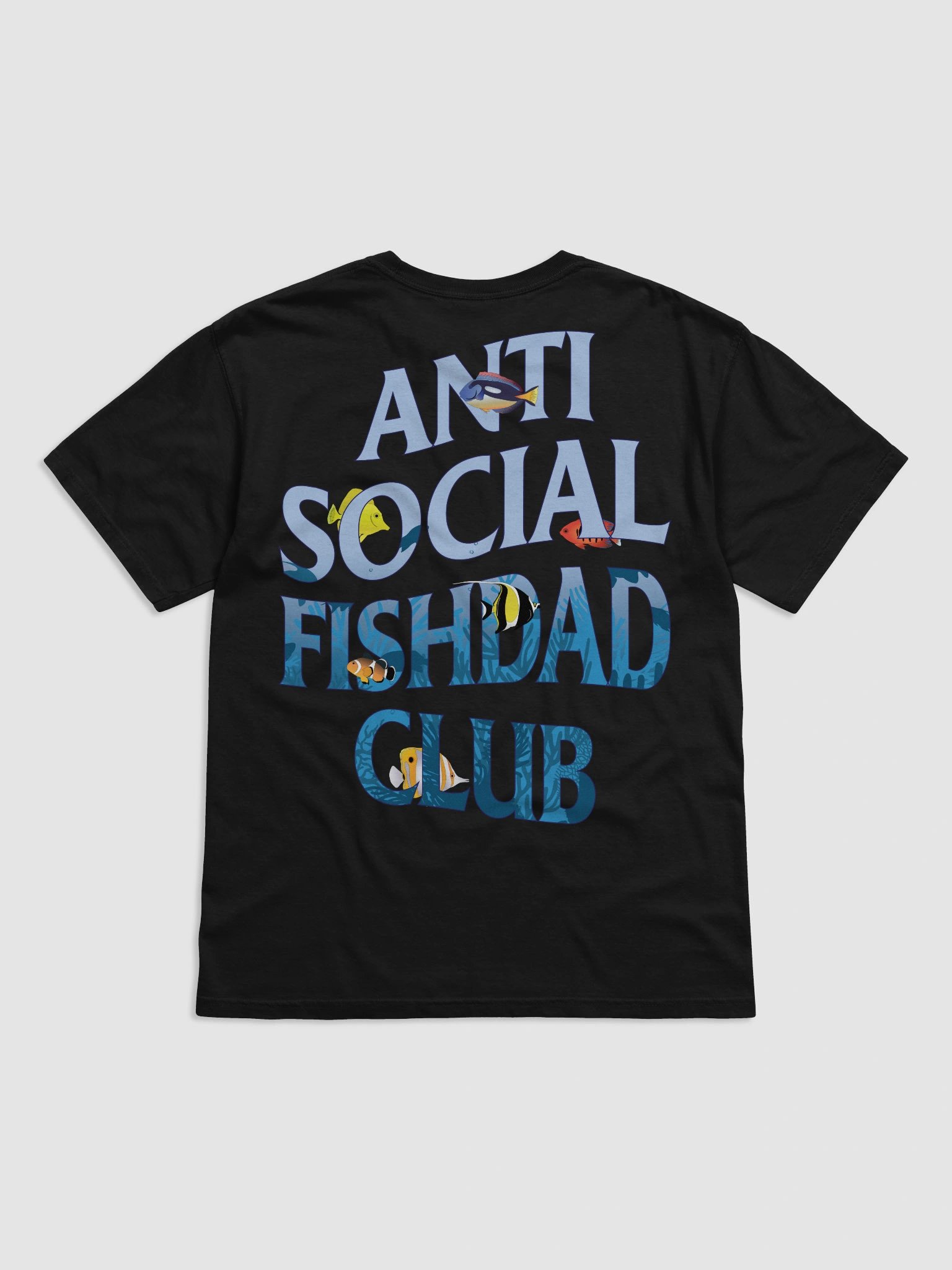 Anti Social Fishdad Club | T-Shirt for Introverted Saltwater and Coral Reef Aquarium Hobbyists product image (7)