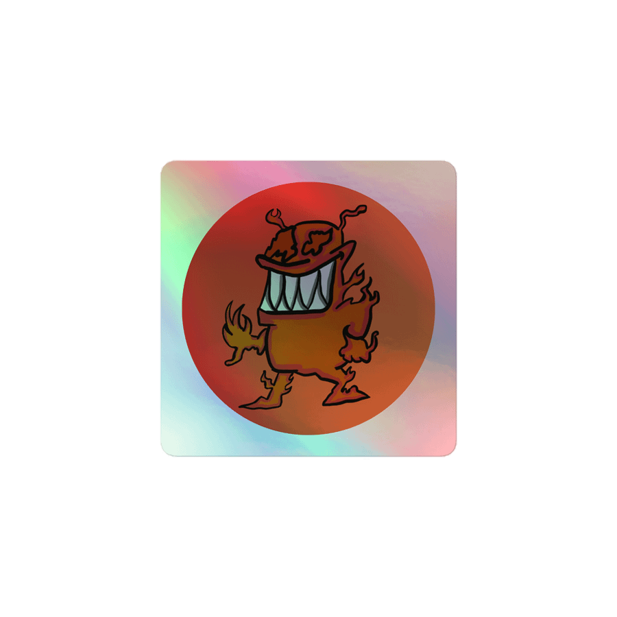 Inferno Grin Holographic Sticker Sheet product image (1)