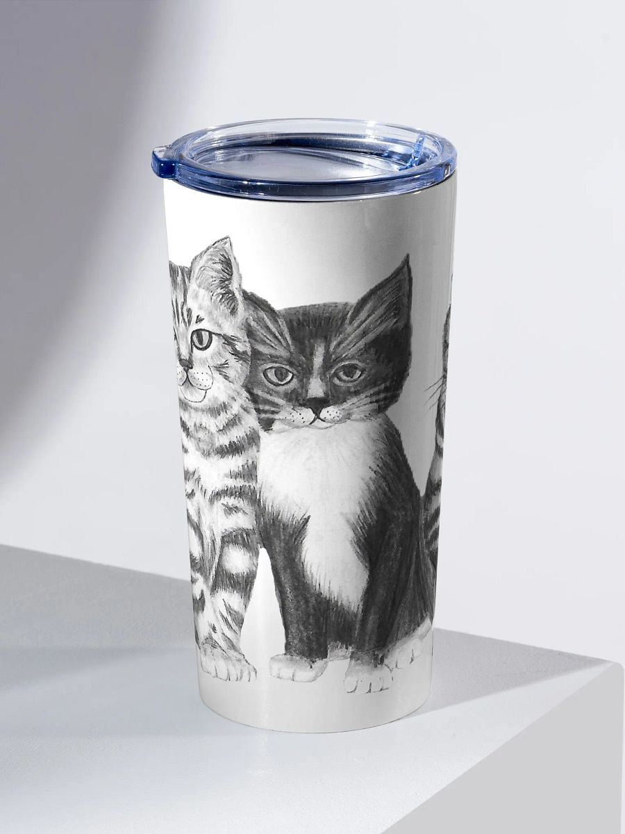 Kittens Drawing Travel Cup product image (2)