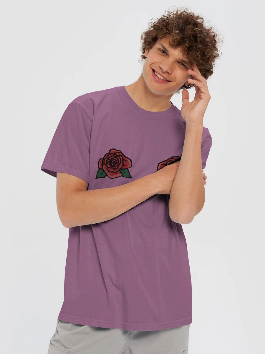 Rose Tits For Lil Tittys Unisex Garment Dyed Heavy Weight T-Shirt product image (5)