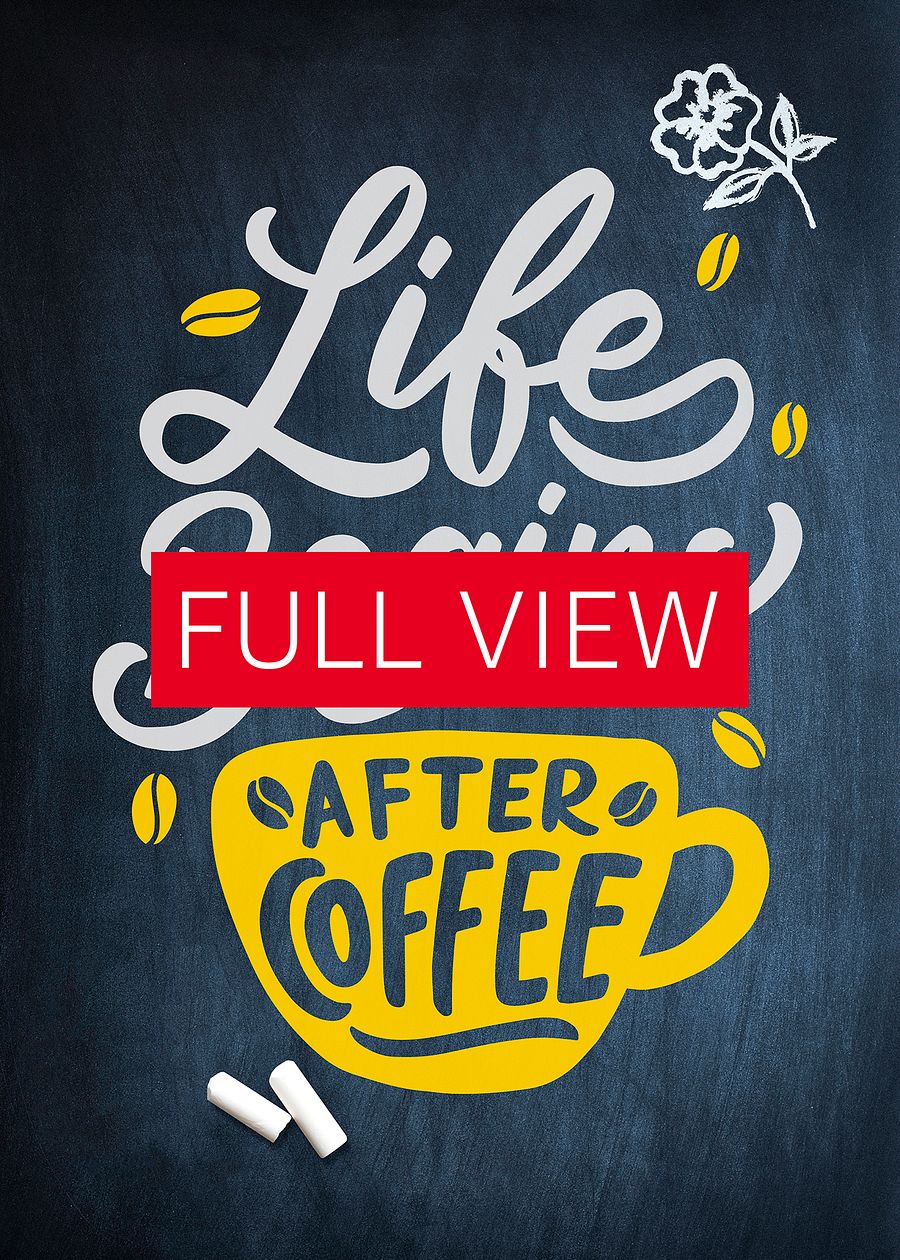 Coffee Lettering Poster Print, Good Morning Coffee Poster, Coffee Lover Gift, Coffee Station Wall Art —Trendy Kitchen Wall Art,Kitchen Decor product image (3)