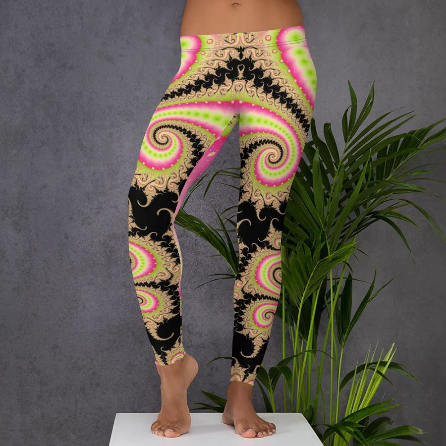 Fractal Leggings - Strawberry Spill product image (7)