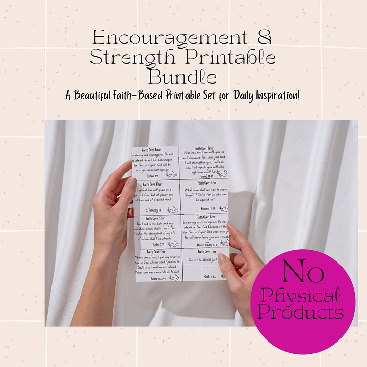 Encouragement & Strength Printable Bundle product image (1)