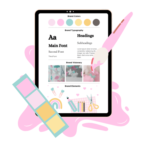 Brand Mood Board Sheet Templates