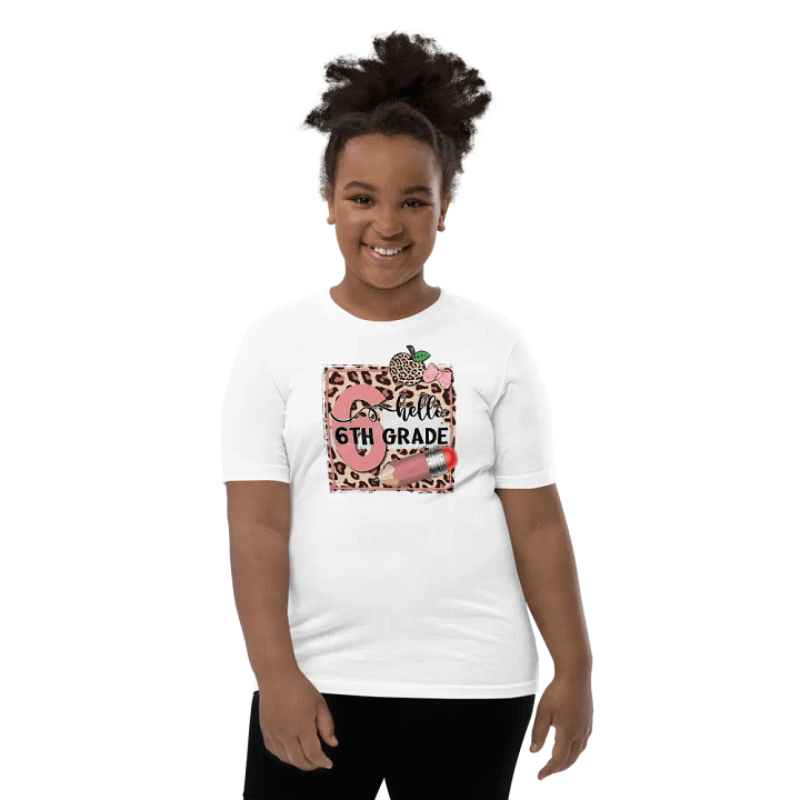 Leopard Print Hello 6th Grade-Tee product image (1)