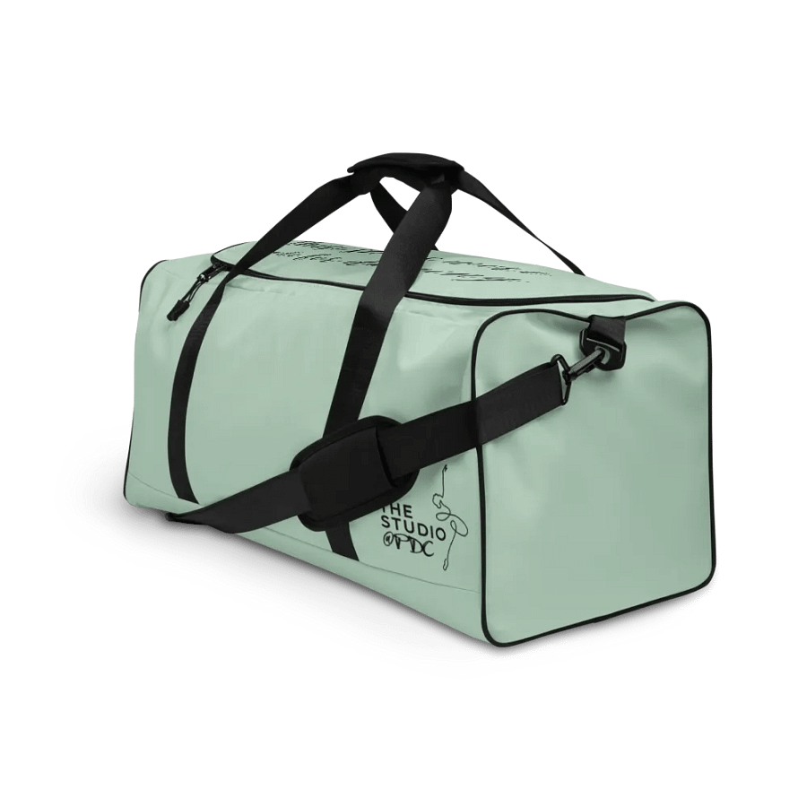 Large Dance Bag | Mint with Black Logo and Quote product image (4)