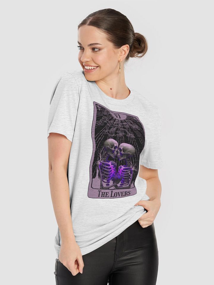 The Lovers Skeleton Tarot T-Shirt product image (1)