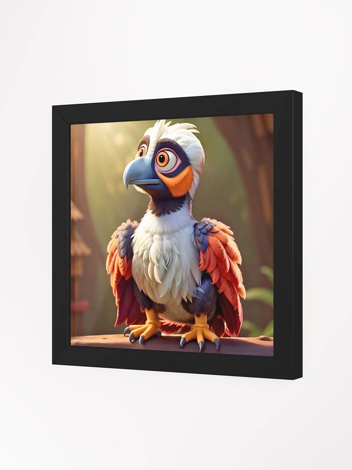 Endangered Species - Mexico - King Vulture Eco-Friendly Ayous Wood Framed Poster product image (2)