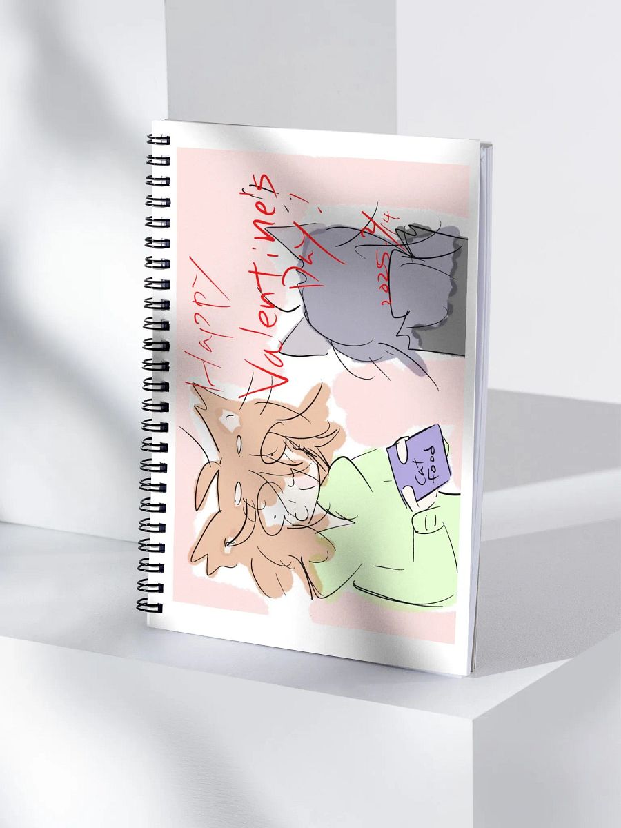 Chiwa and Cat-san Valentine's notebook product image (4)