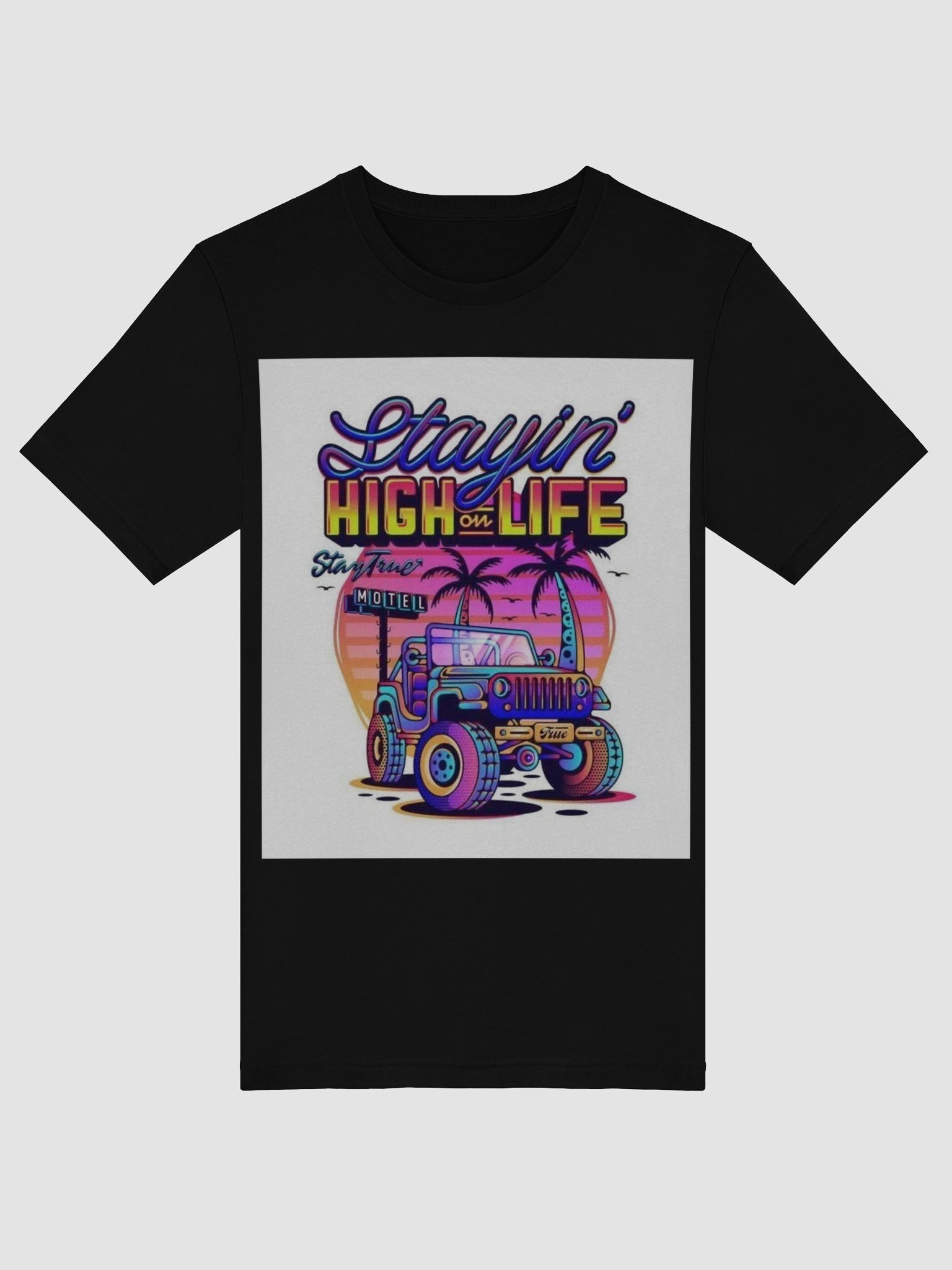 Stayin' High on Life Vintage Jeep T-Shirt product image (3)
