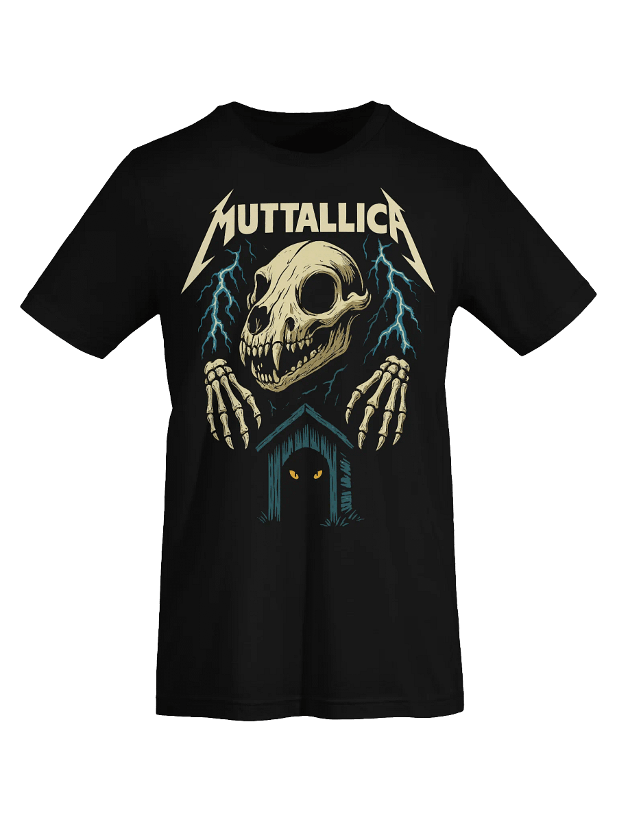 MUTTALLICA Dog Skeleton Shirt – Heavy Metal Parody Tee product image (4)