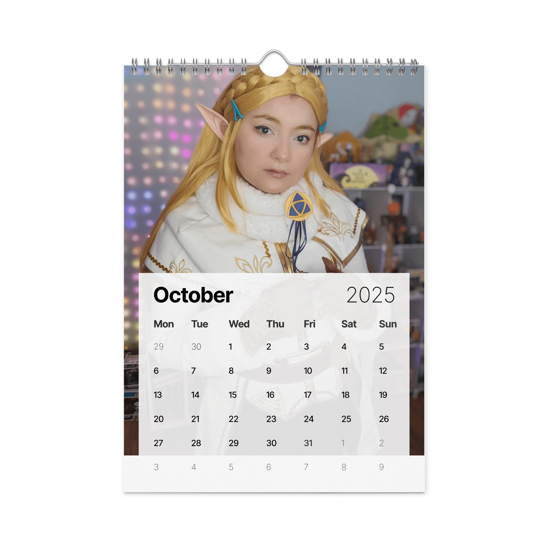 Princess Zelda (Winter Outfit) Cosplay 2025 Wall Calendar product image (12)