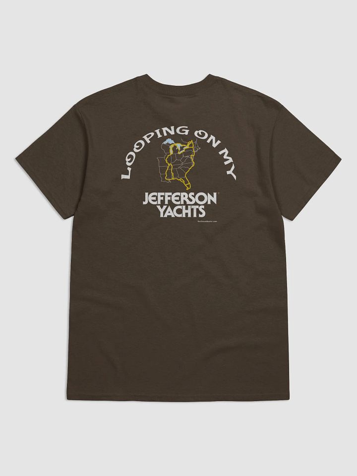 Looping On My Jefferson - T-Shirt - Dark Shirt w/White Logo product image (1)