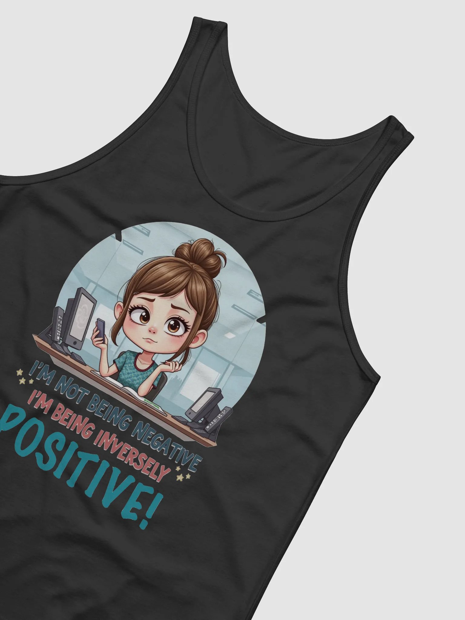 Inverse Positivity Cartoon Tank product image (28)