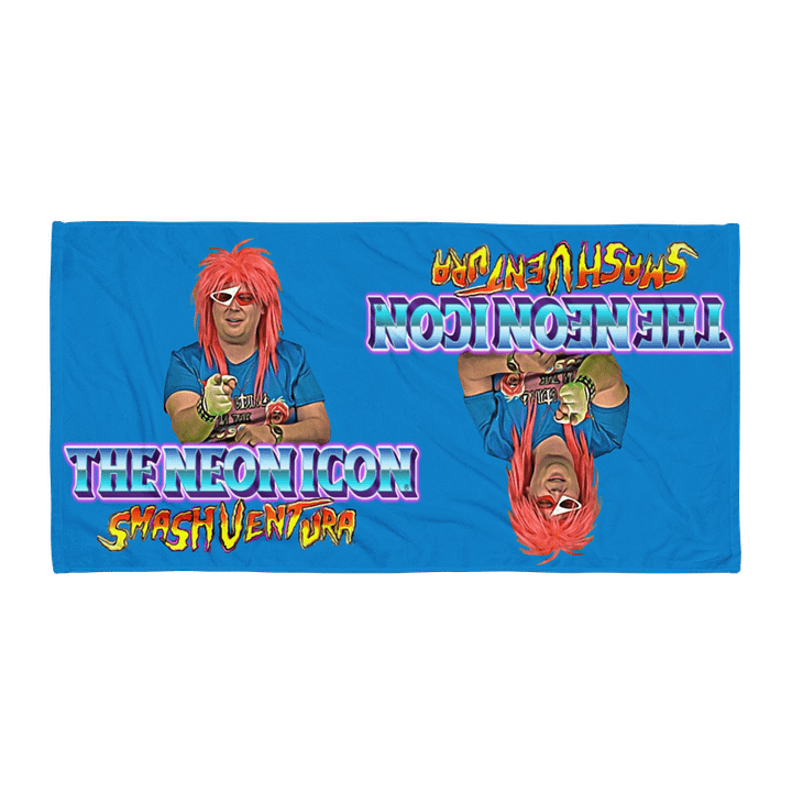 Neon Icon Smash Ventura Sublimated Towel product image (1)