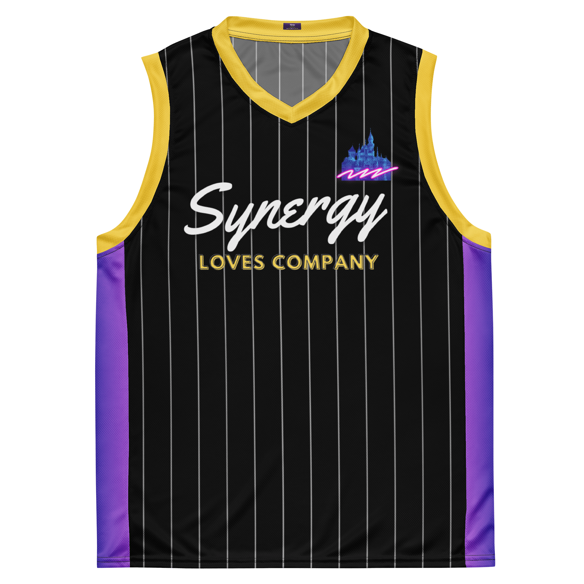 Castle Stripes Unisex Basketball Jersey product image (2)