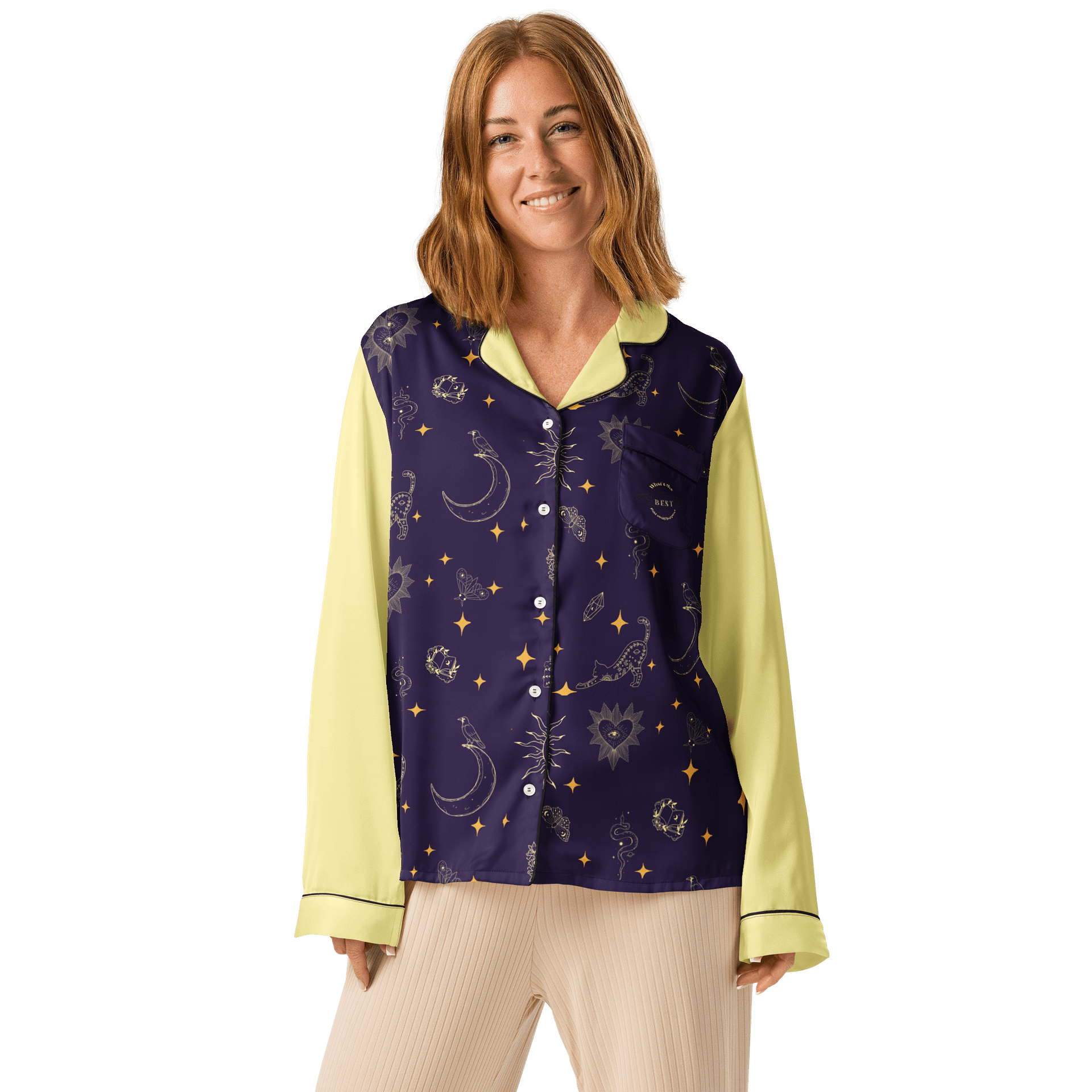 🌙 Mystical Celestial Pajama Top product image (1)