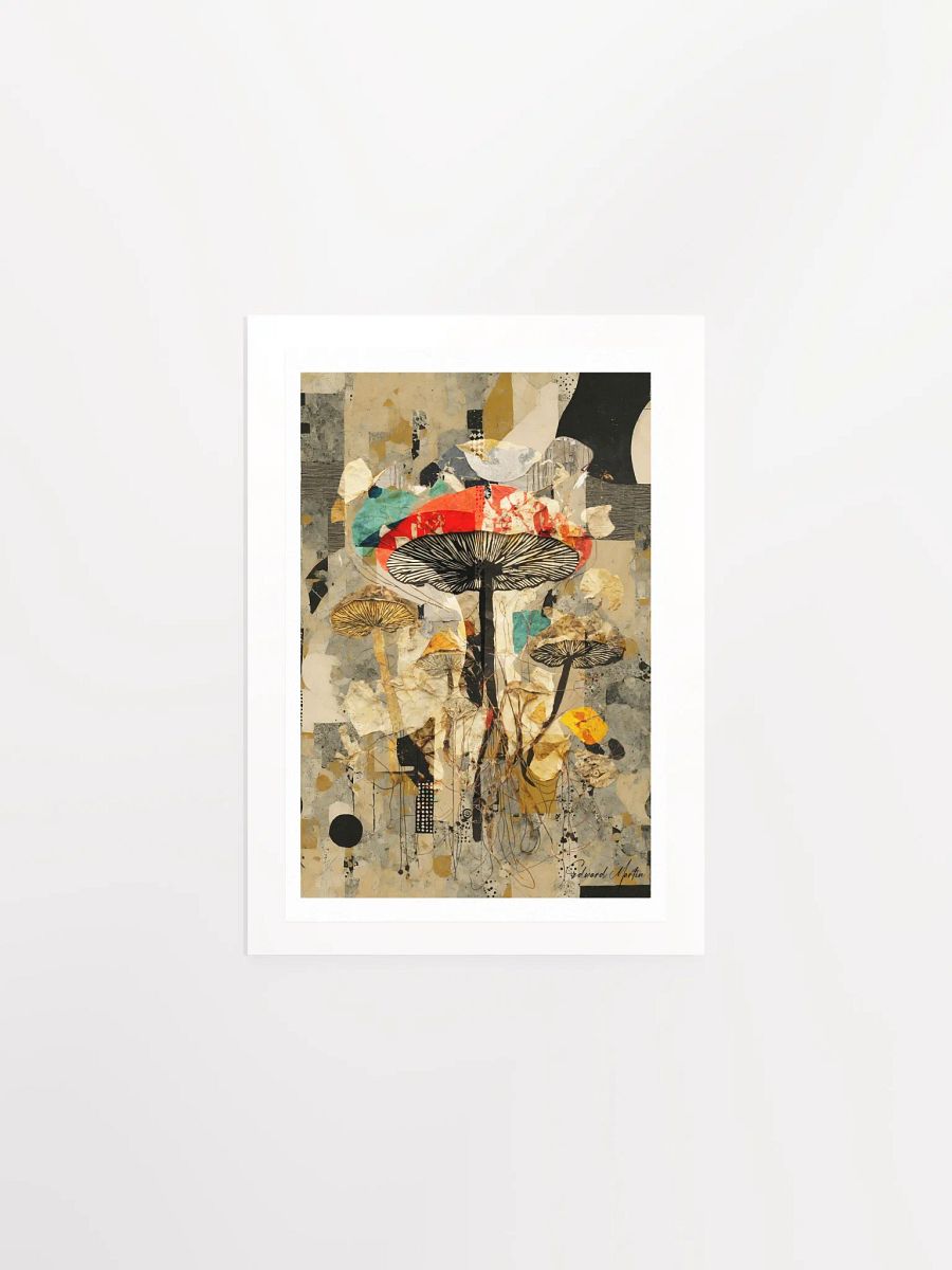 'Woodland Magic' by Edward Martin: Mixed Media Collage Print product image (2)