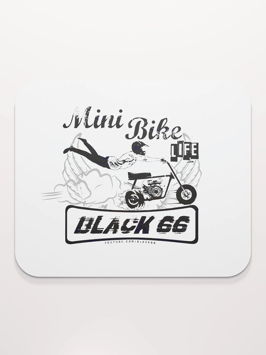 Black66 Mini Bike Life Mouse Pad product image (2)