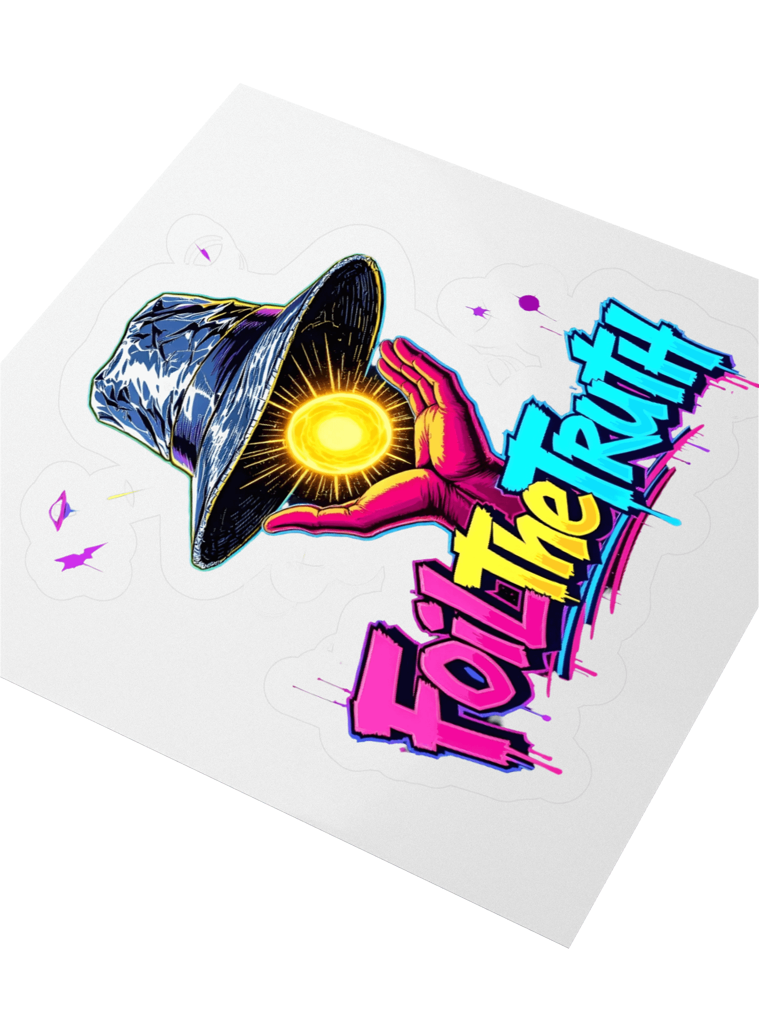 Foil the Truth Sticker product image (3)