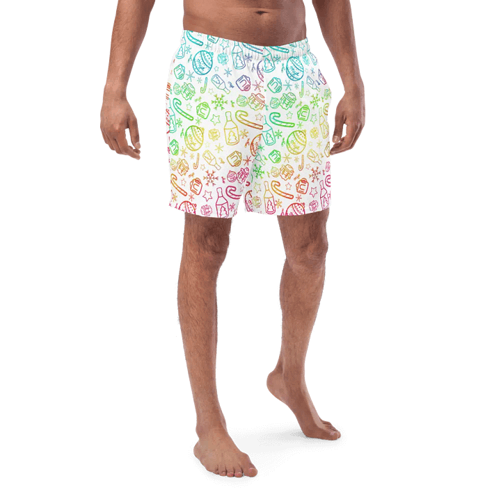 Limited Edition Christmas Rainbow Swim Shorts product image (1)