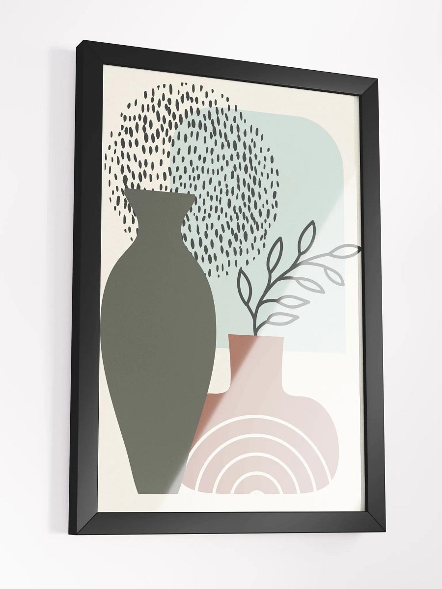 Earthy Vases Framed Matte Poster product image (13)