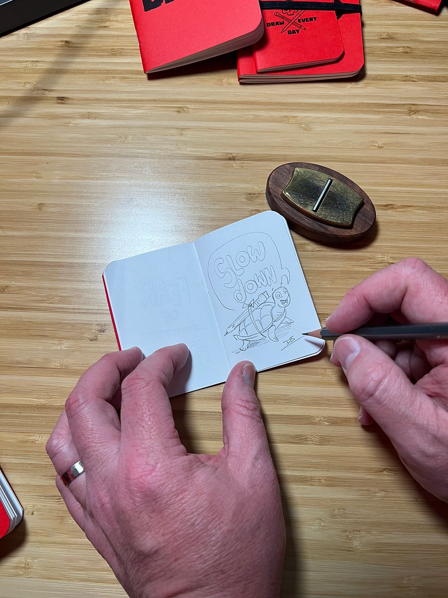 DRAW SMALL EDC Mini Sketchbook product image (5)