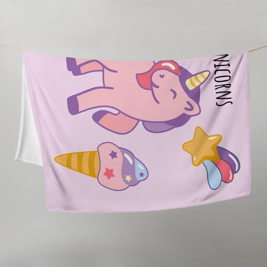 Unicorn blanket product image (9)