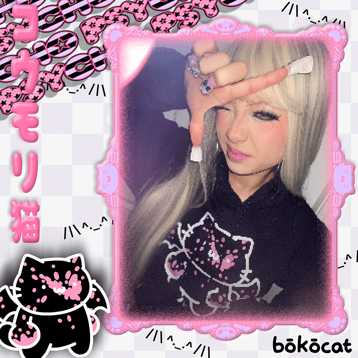 /|\ ^._.^ /|\ bōkōbat hoodie product image (1)