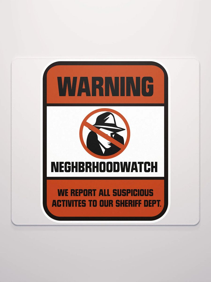 Neghbrhoodwatch Mouse pad product image (2)