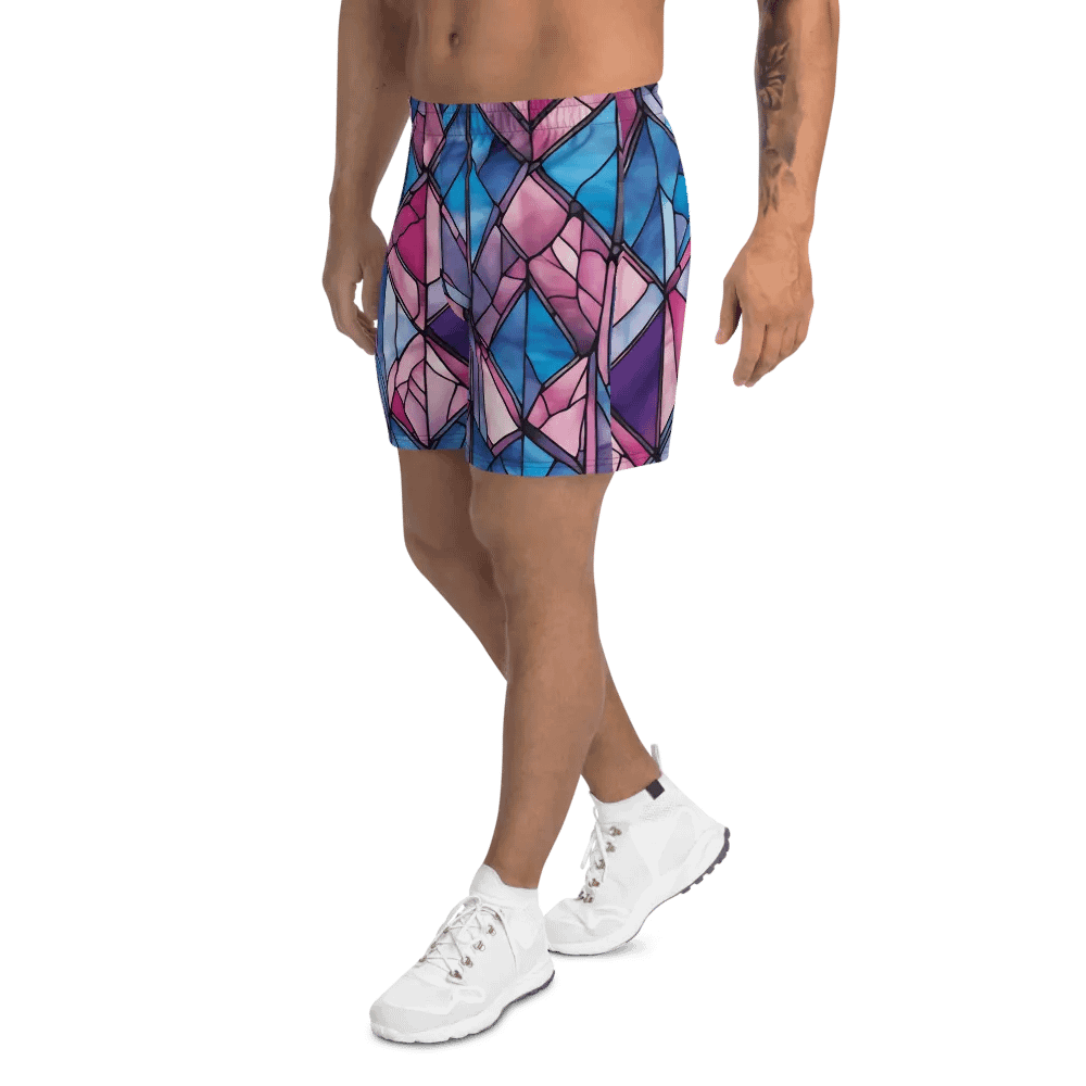 Geometric Glass Mosaic Athletic Shorts product image (9)