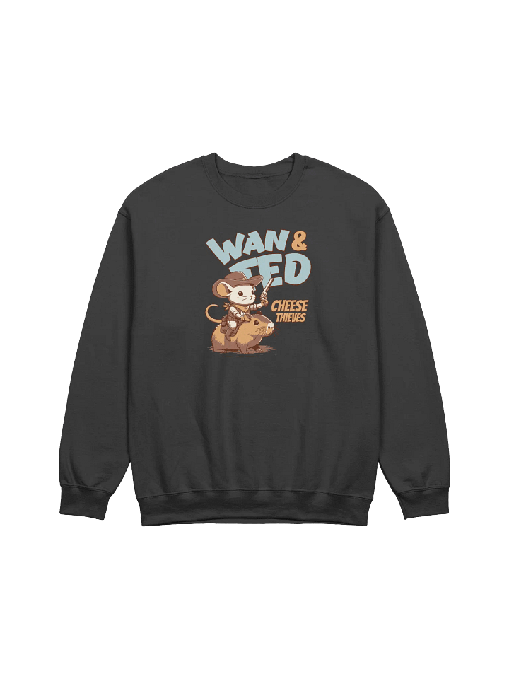 WAN & TED Cheese Thieves Cowboy Sweatshirt product image (2)