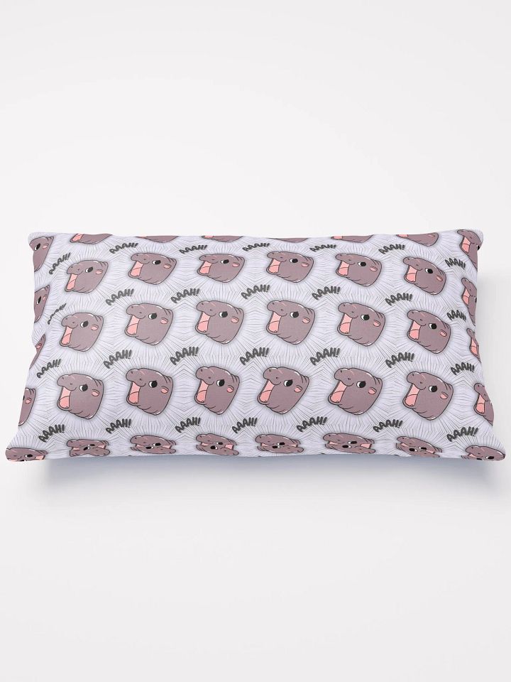 MOODENG'S LIGHT PURPLE AAAH! PILLOW! product image (2)