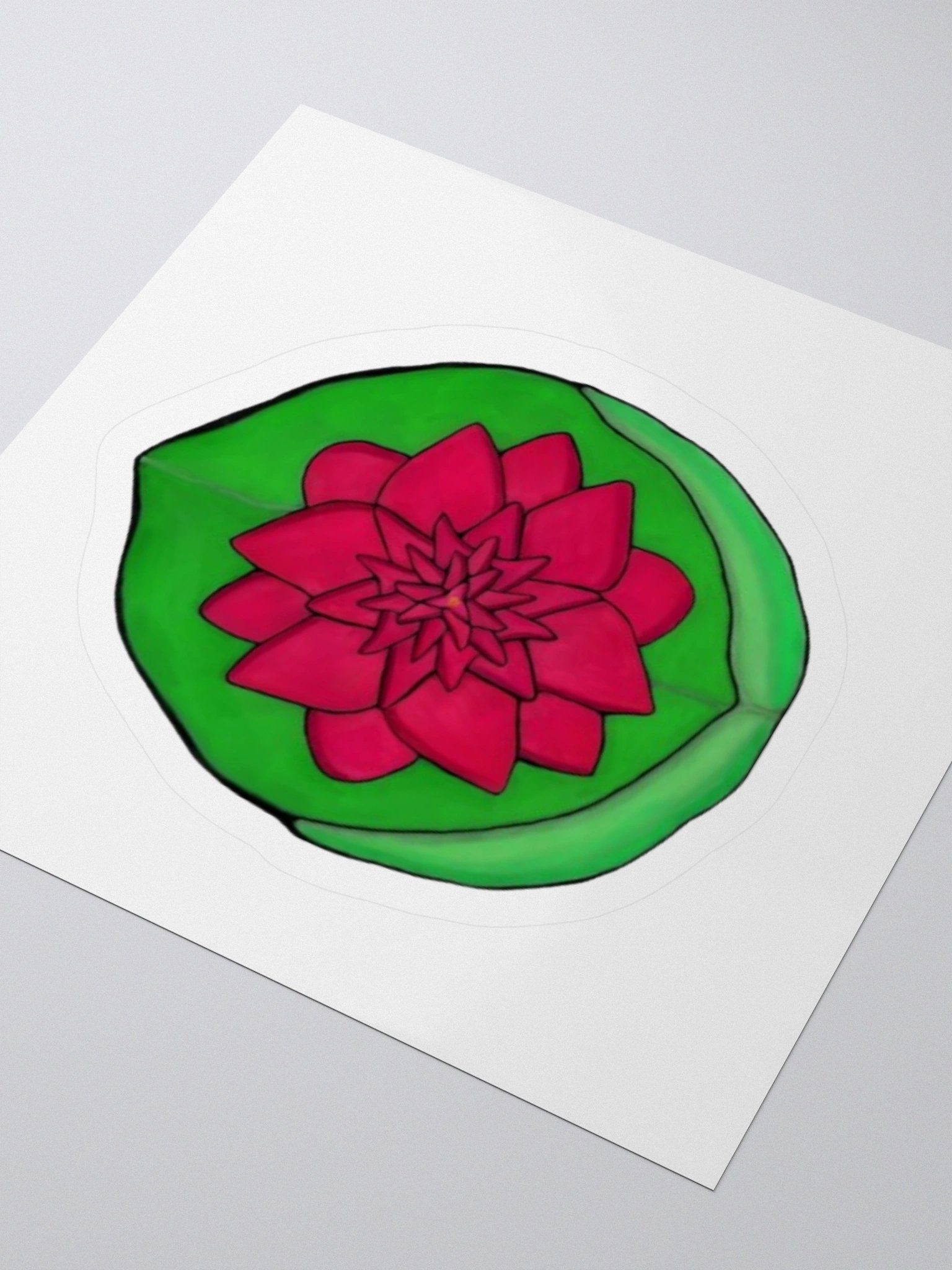Symmetrical Blossom Kiss Cut Stickers product image (3)