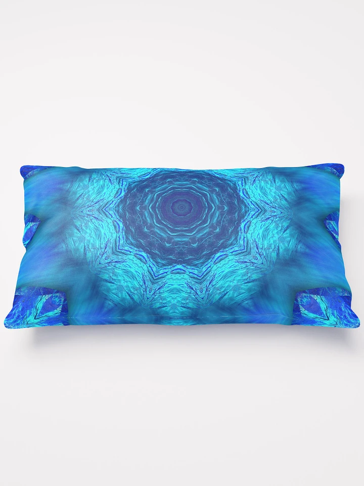 Blue Water Kaleidoscope Throw Pillow product image (1)