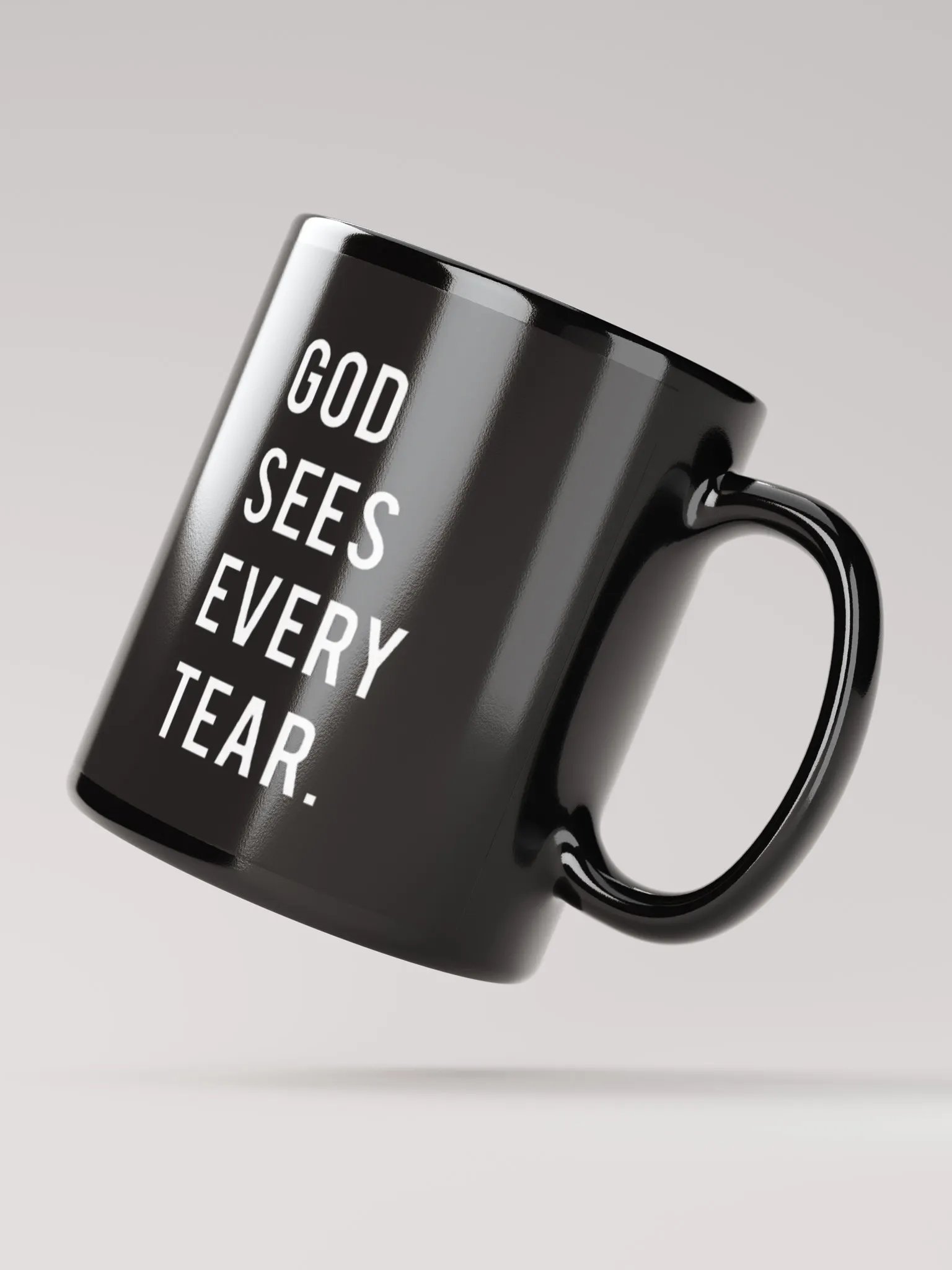 GOD SEES EVERY TEAR MUG product image (3)