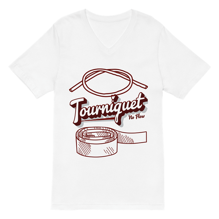 Tourniquet Tape V-Neck Tee product image (2)