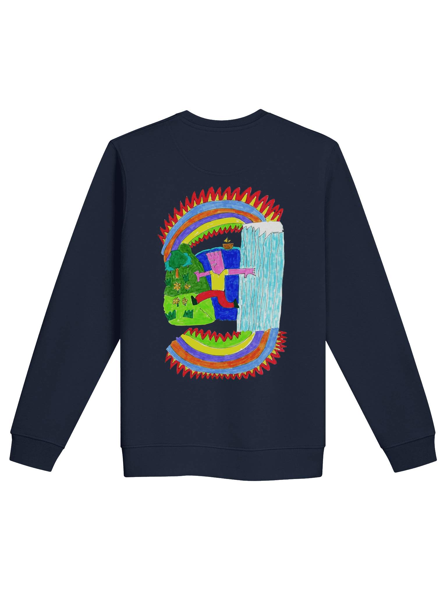 Abstract Lands Beyond Unisex Eco Sweatshirt product image (9)