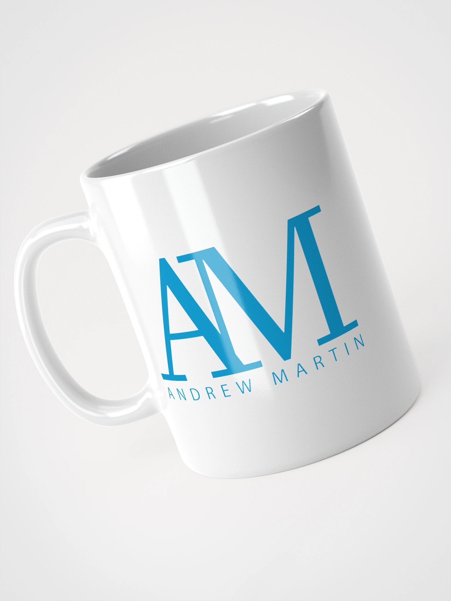 AM01 Andrew Martin Logo White Glossy Mug product image (7)